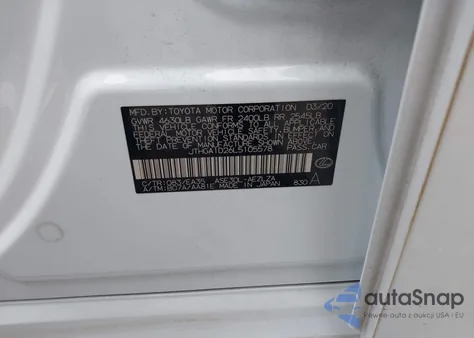 2020 Lexus Is 300 из США, поврежденный, VIN JTHGA1D26L5105578